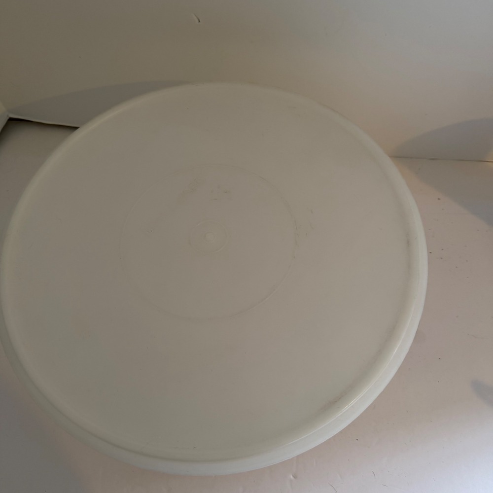Vintage Tupperware Fix N Mix Bowl 274-2 Sheer White Large Round 26 Cup with Lid - Picture 2 of 5